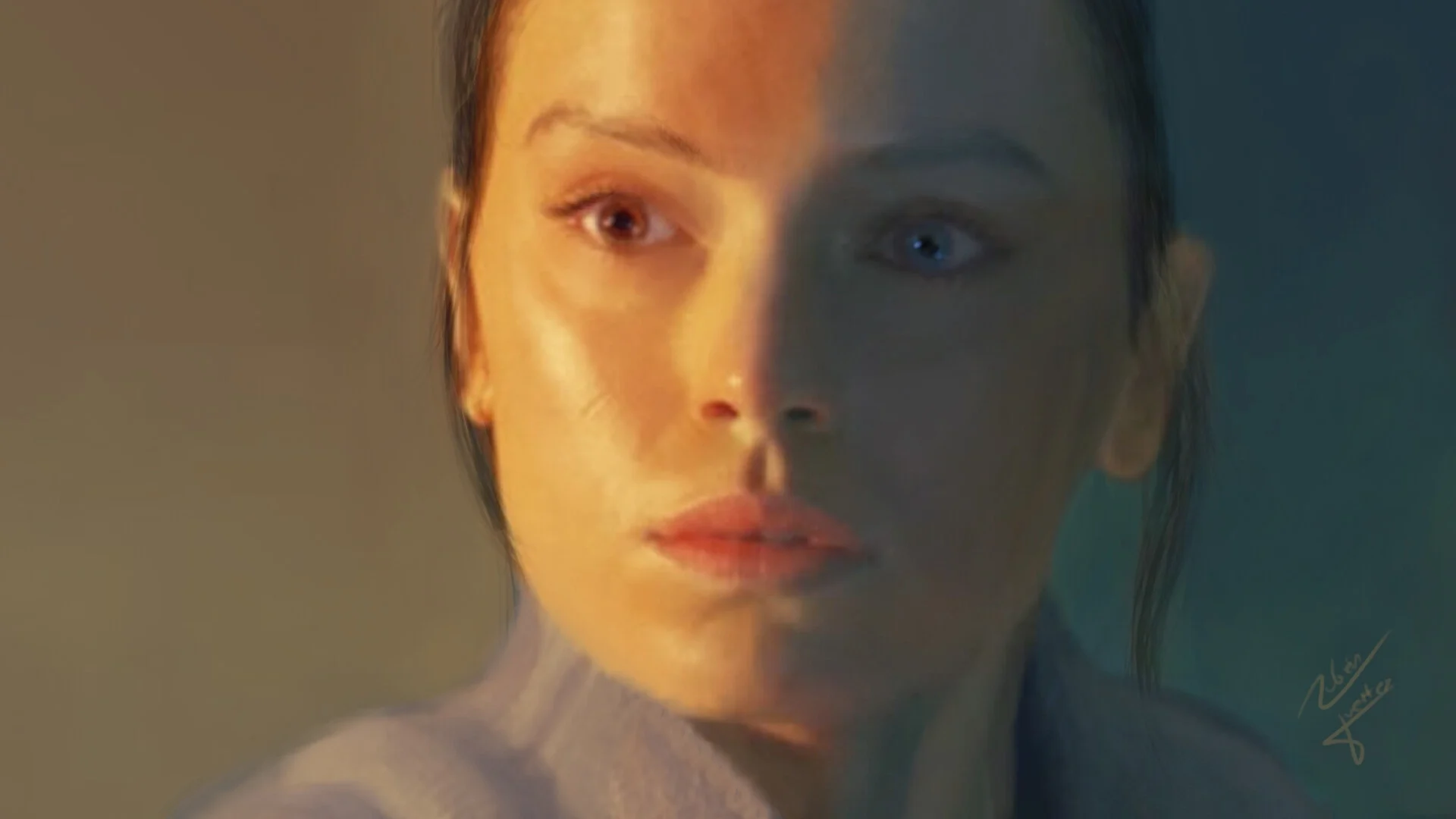 Rey — Illustration by Rubén Fuertes (2017)
